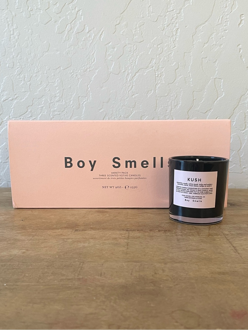 Boy Smells KUSH Votive Candle | Luxury Coconut & Beeswax Blend